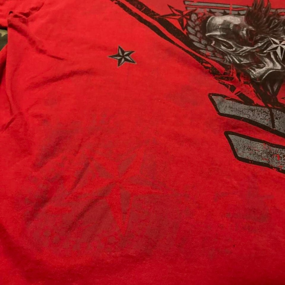 Yazbek y2k graphic‎ tee affliction metal mulisha style men's XXL - Picture 3 of 7
